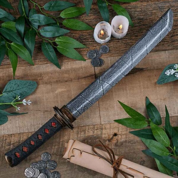 Japanese LARP Tanto - Notched