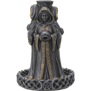 Maiden Mother Crone Backflow Incense Burner