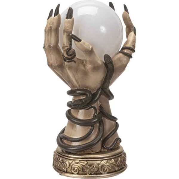 Hands of Fortune LED Globe Statue