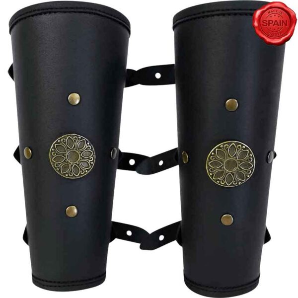 Fantasy Warrior Leather Bracers