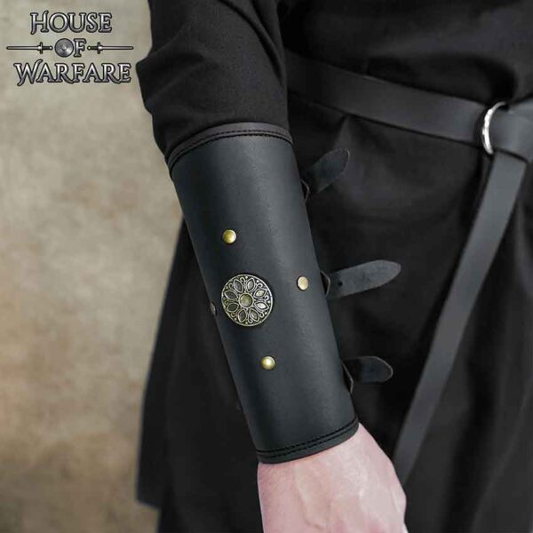 Fantasy Warrior Leather Bracers