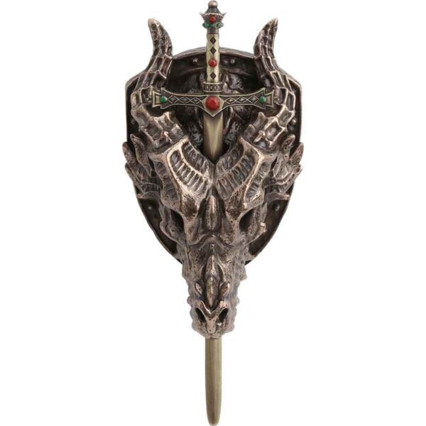 Dragon Head Plaque with Sword Letter Opener