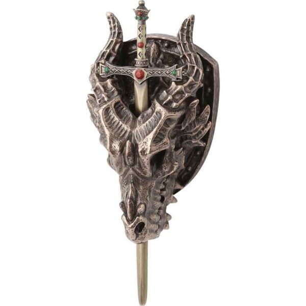 Dragon Head Plaque with Sword Letter Opener