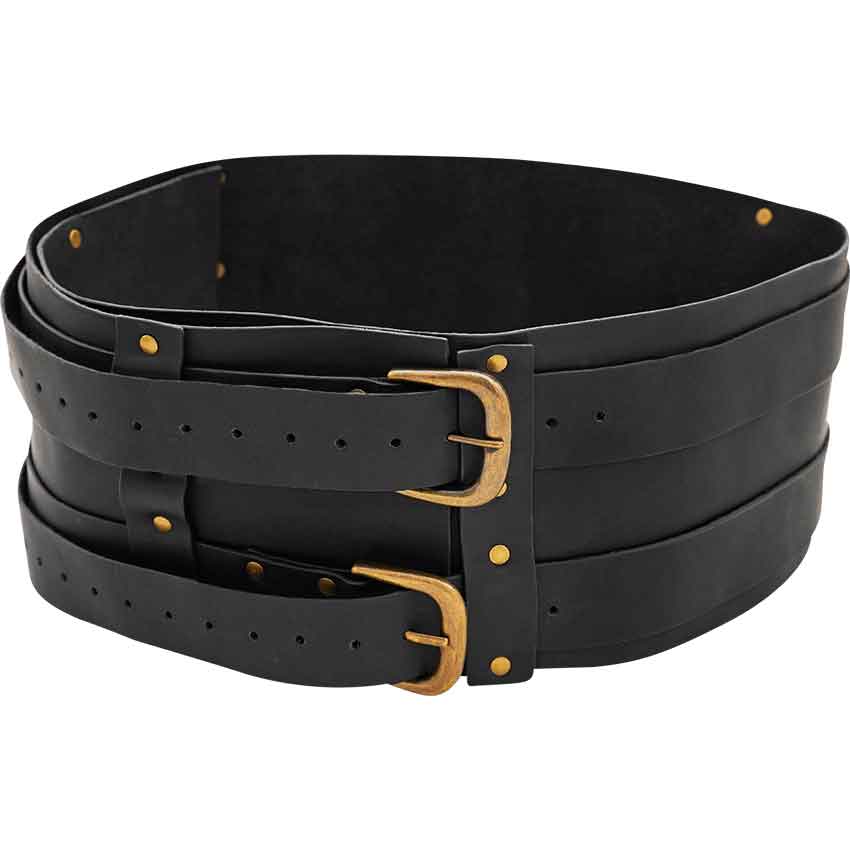 Leather Wide Waist Belt