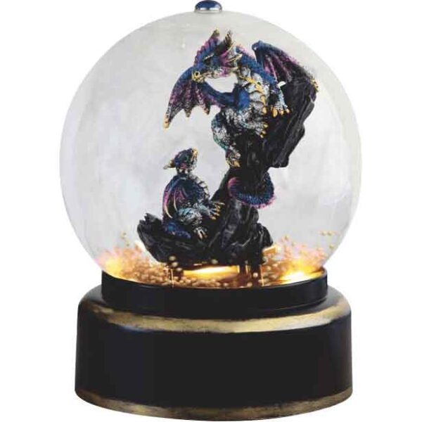 Blue Dragon Air Snow Globe