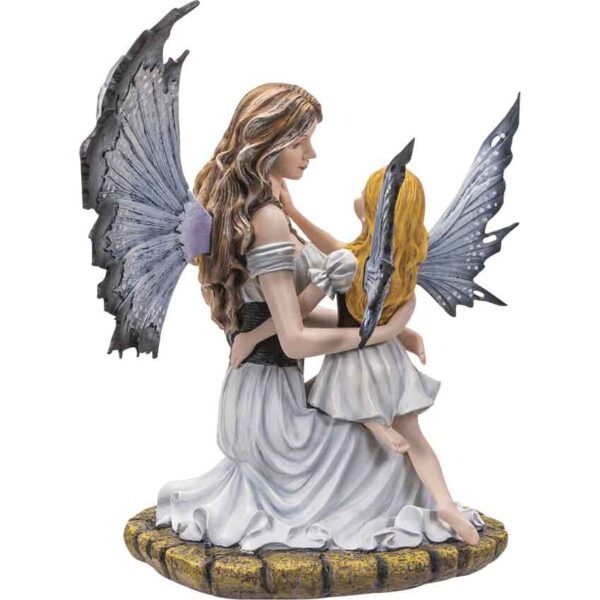 Motherly Love Fairy and Child Statue