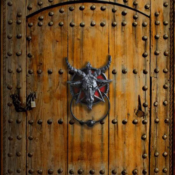 Baphomet Head Door Knocker