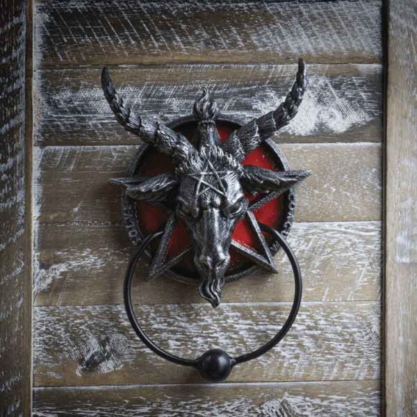 Baphomet Head Door Knocker