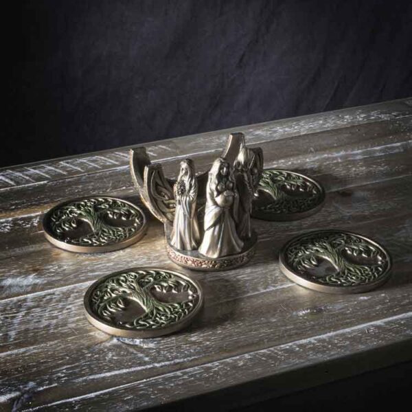 Mother Maiden Crone Coaster Set