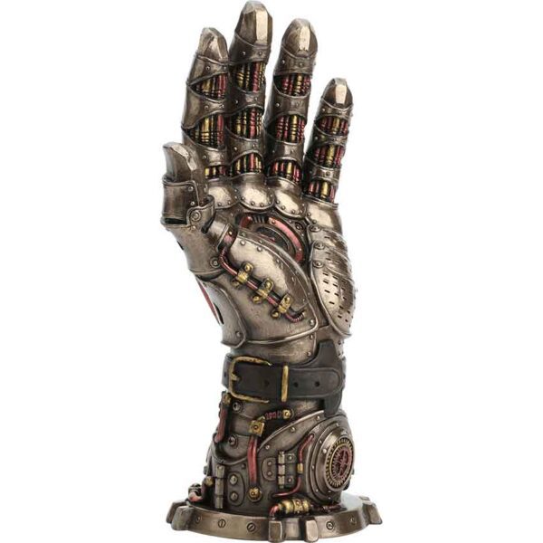 Bronze Steampunk Hand Statue