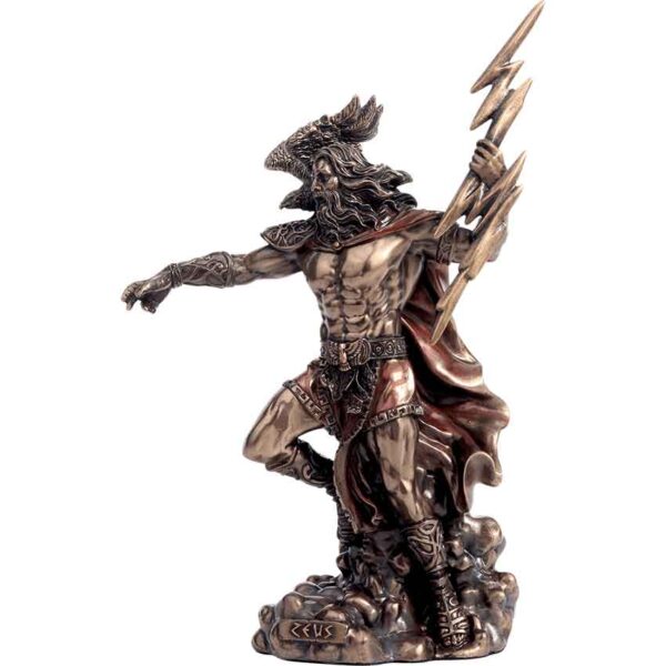 Bronze Zeus Sky God Statue