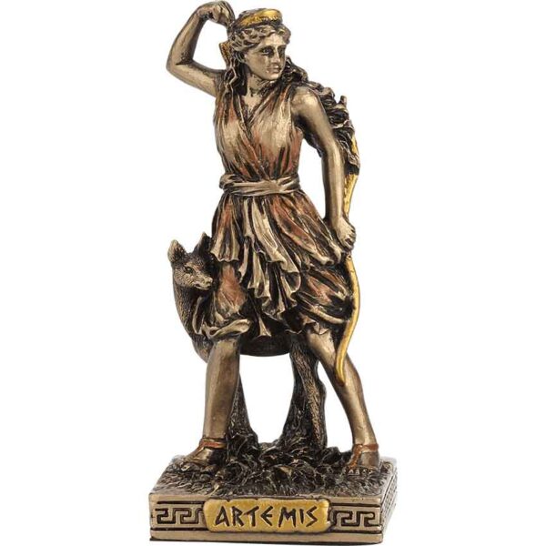 Bronze Artemis Greek Pantheon Statue