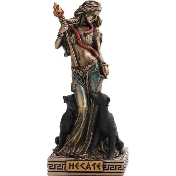 Bronze Hecate Greek Pantheon Statue