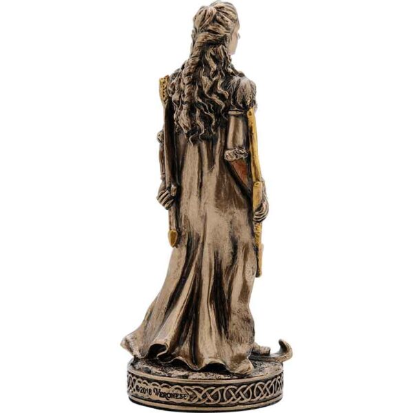 Bronze Skadi Norse Goddess Statue