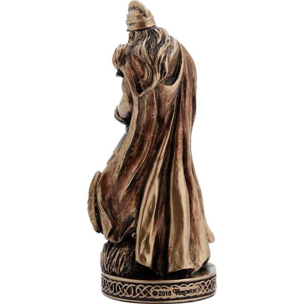 Bronze Vidar Norse God Statue