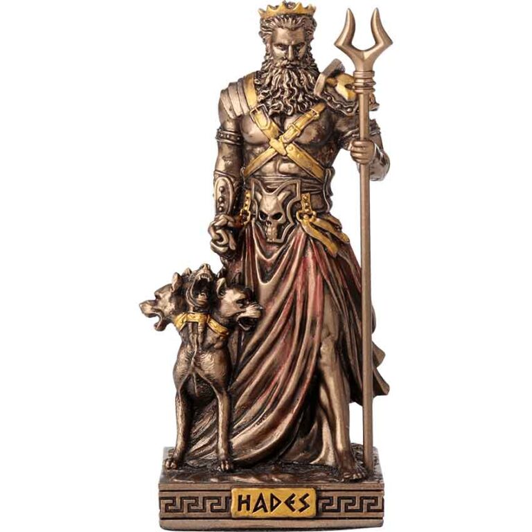 Bronze Hades Greek Pantheon Statue