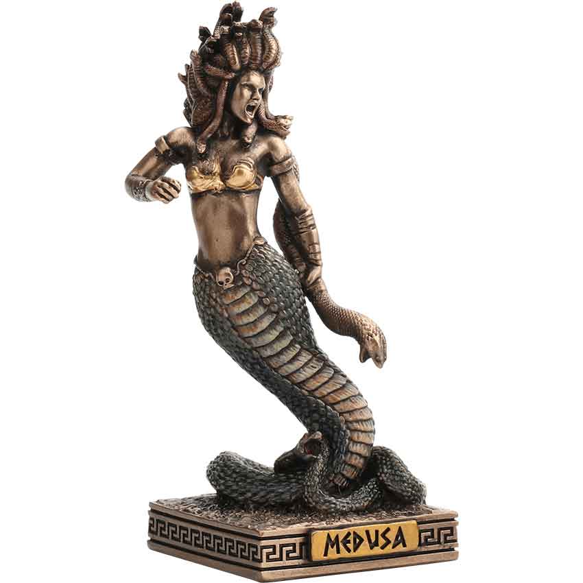 Medusa Snake Tail Statue