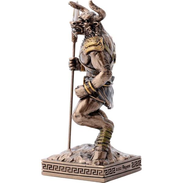 Bronze Minotaur Greek Pantheon Statue