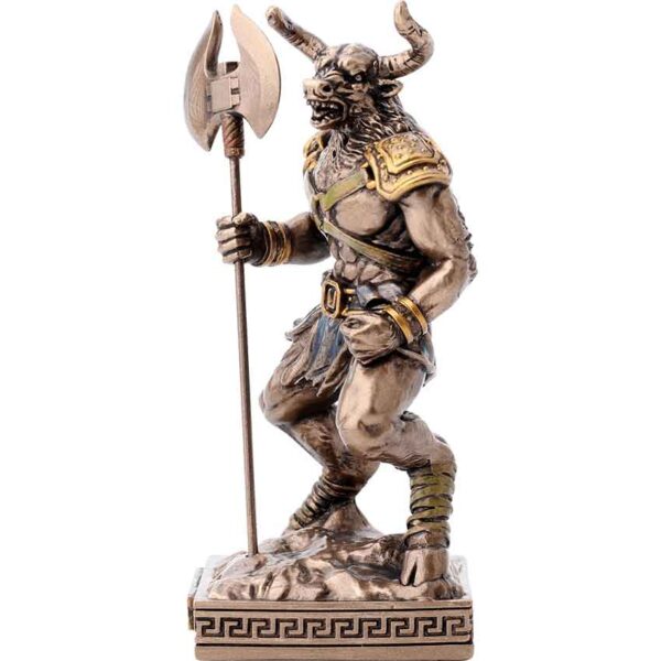 Bronze Minotaur Greek Pantheon Statue