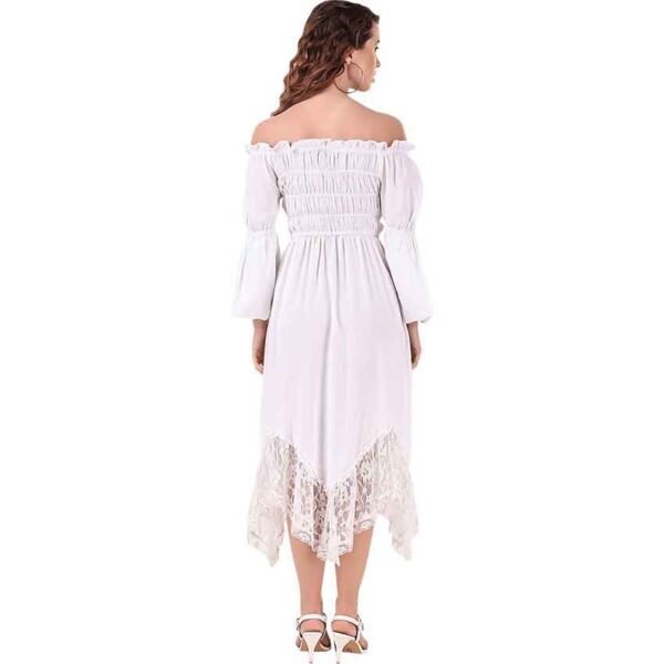 Lace Trim Medieval Maiden Dress