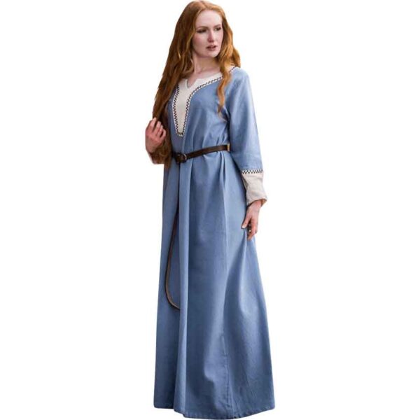 Freya Viking Dress - Blue