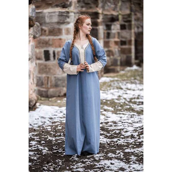 Freya Viking Dress - Blue