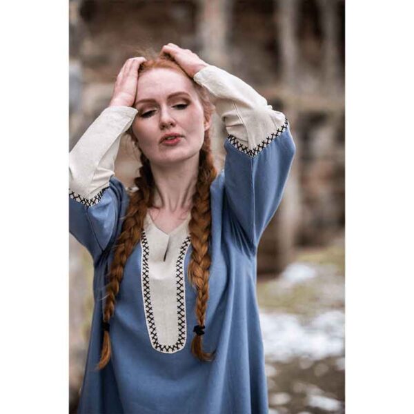 Freya Viking Dress - Blue