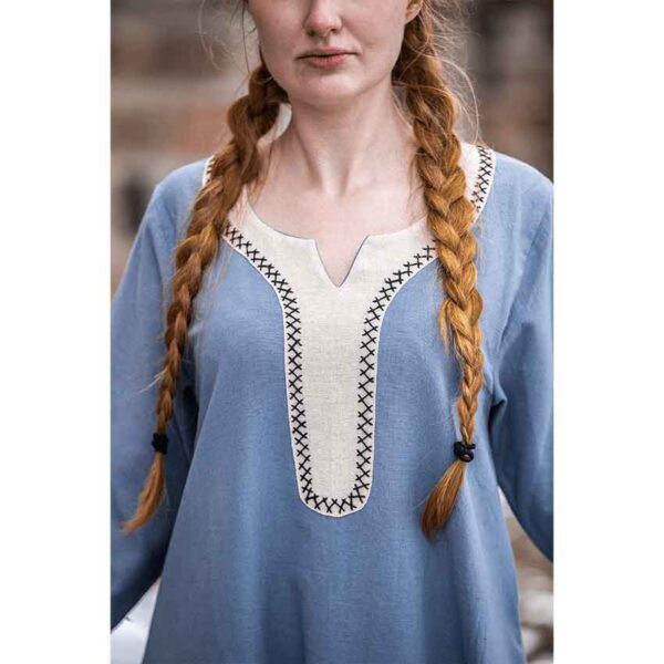 Freya Viking Dress - Blue