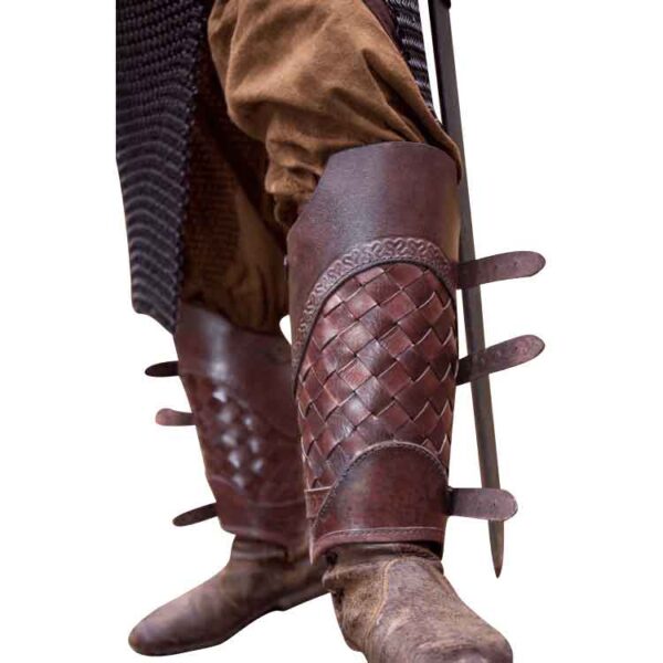 Ranger Leather Greaves - Brown