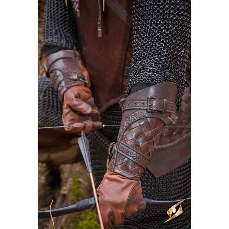 Leather Samurai Bracers - Medieval Collectibles