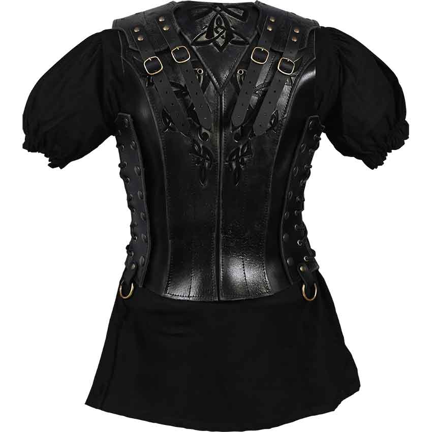 Leather Rogue Corset - MCI-3091 - Medieval Collectibles