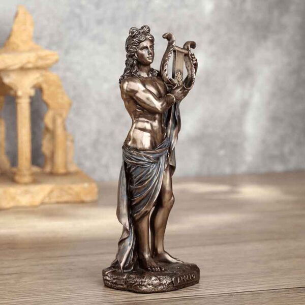 Bronze Apollo Greek God Statue