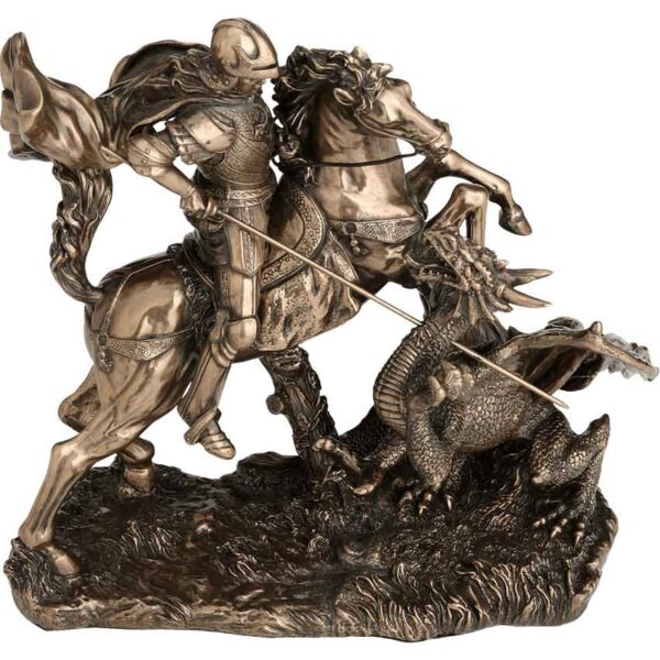 Saint George the Dragon Slayer Statue