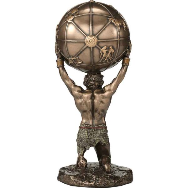 Bronze Atlas Greek Titan Statue