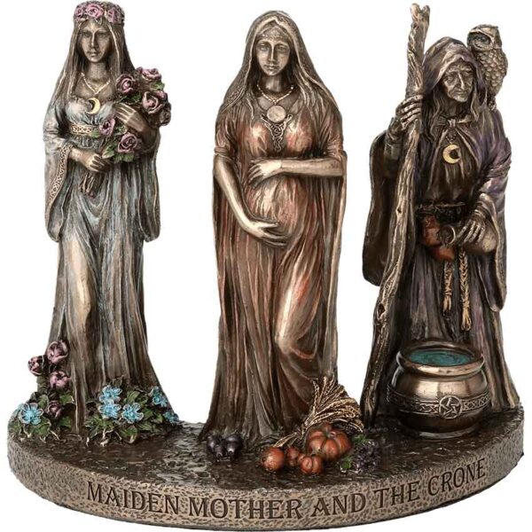 Maiden Mother and Crone Trio Statue