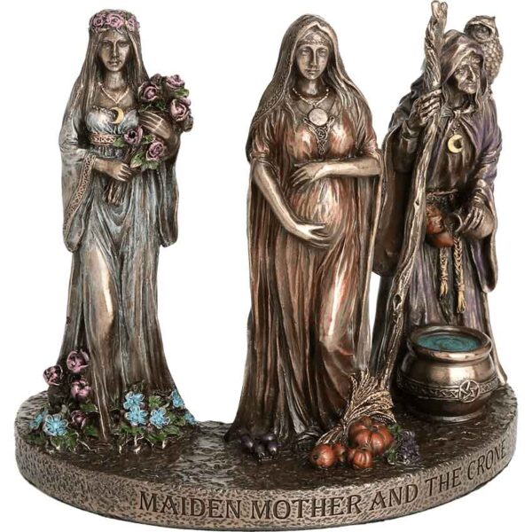 Maiden Mother and Crone Trio Statue