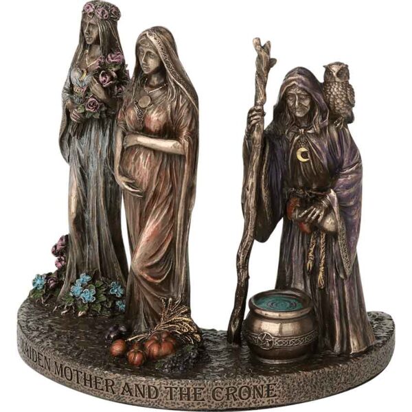 Maiden Mother and Crone Trio Statue