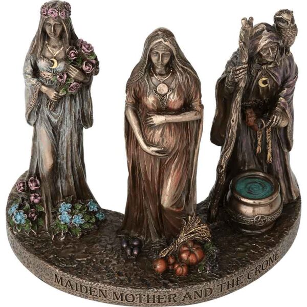 Maiden Mother and Crone Trio Statue