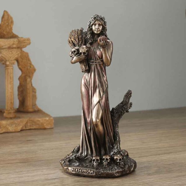 Bronze Persephone Greek Goddess Statue