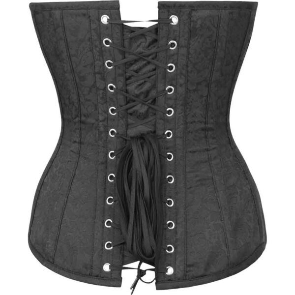 Livia Black Overbust Brocade Corset