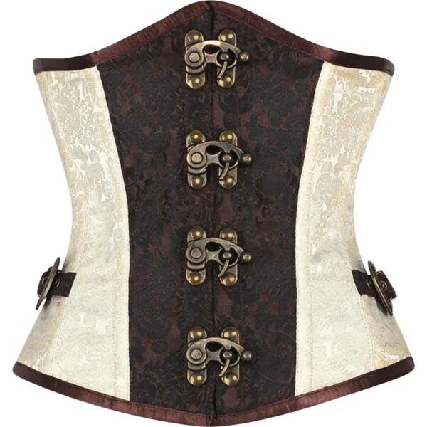 Cream Steampunk Underbust Corset