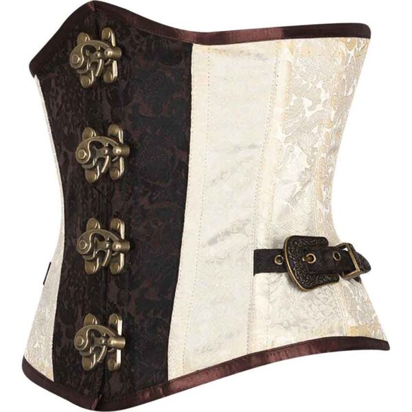 Cream Steampunk Underbust Corset