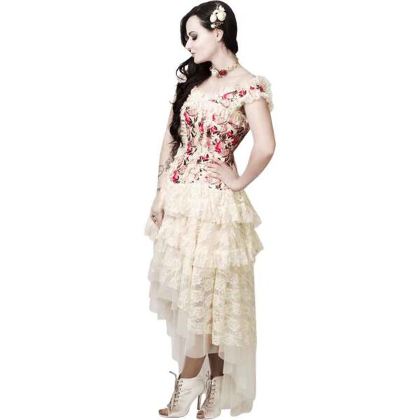 Edina Floral Victorian Corset Dress