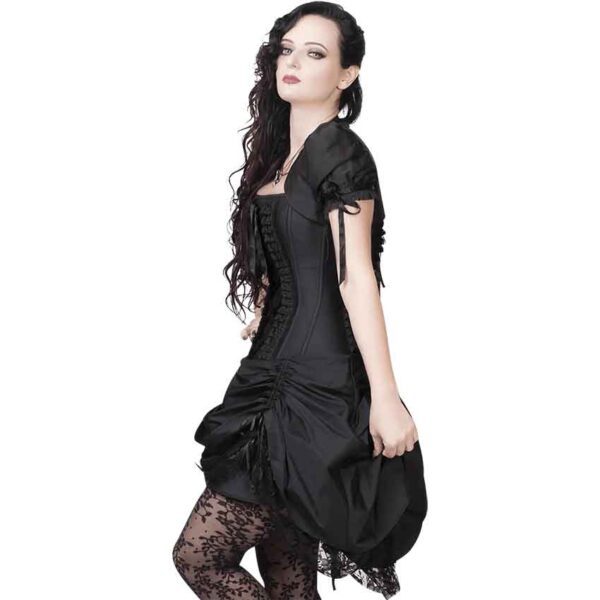 Franz Black Victorian Corset Dress with Bolero