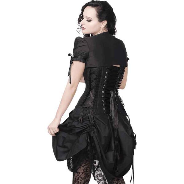 Franz Black Victorian Corset Dress with Bolero