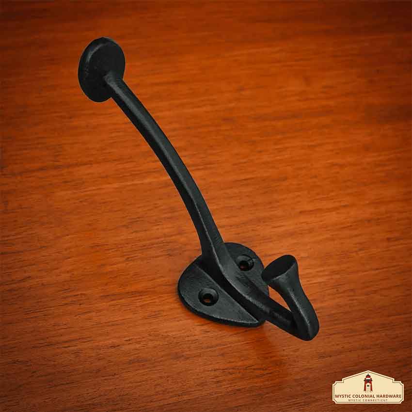 Rustic cast iron coat hook, Colonial, Coat rack, Coat hooks, Wall  hooks