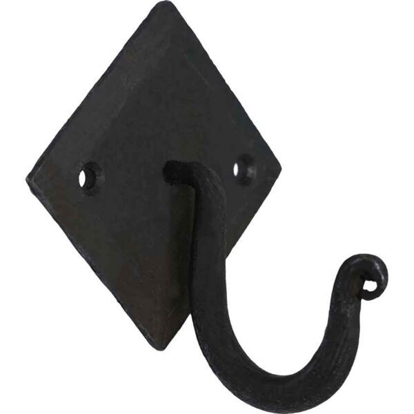 Rustic Black Iron Wall Hook