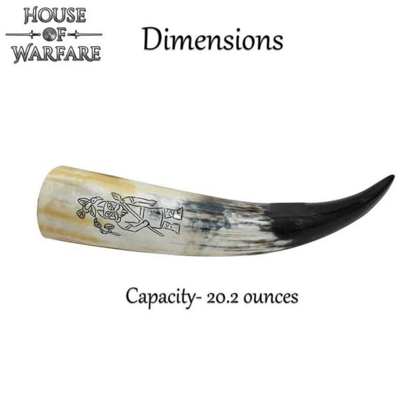 The Blessed Warrior Drinking Horn