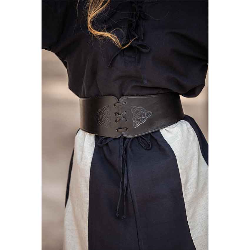 Alana Viking Corset Belt - Black