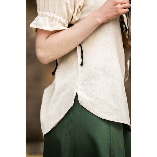 Amelia Medieval Blouse - Natural